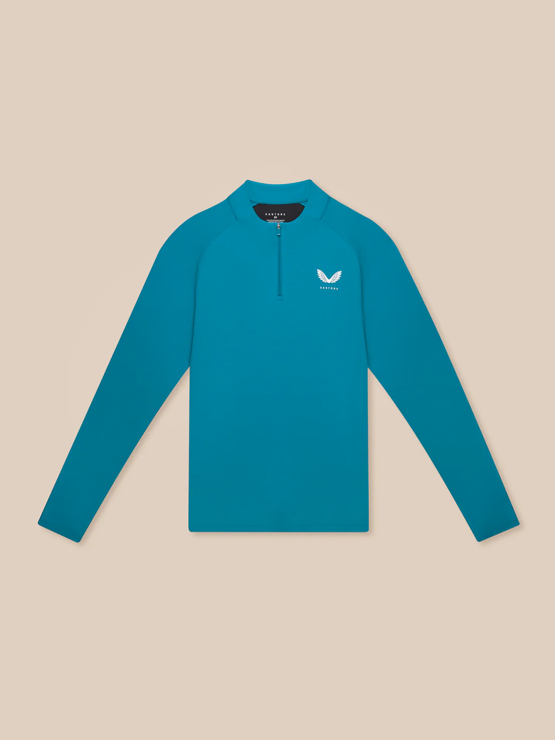 Flow Training 1/4 Zip Top - Dark Aqua - Image 8