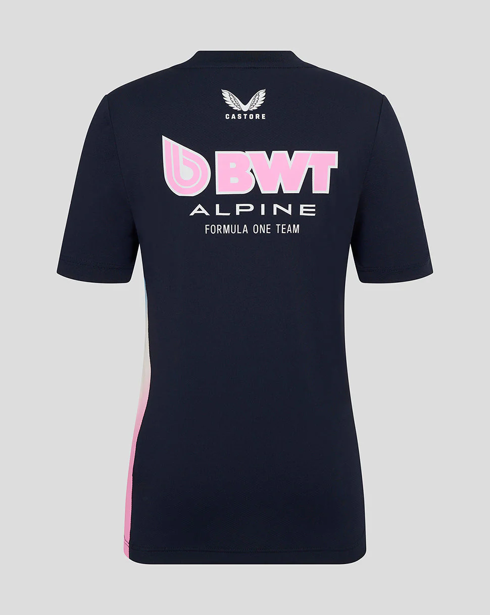 Bwt Alpine Formula One Team Junior Official Set Up T-Shirt - Navy - Image 2