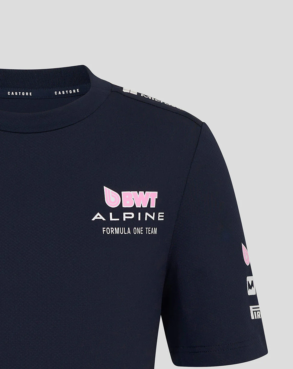 Bwt Alpine Formula One Team Junior Official Set Up T-Shirt - Navy - Image 4
