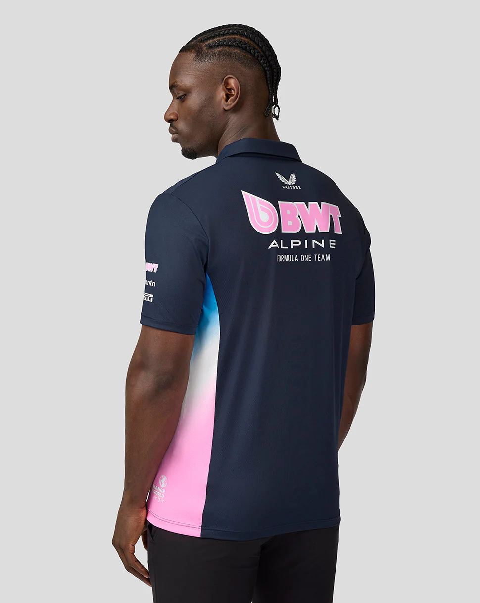 Bwt Alpine Formula One Team Official Men’s Polo Shirt - Navy - Image 2