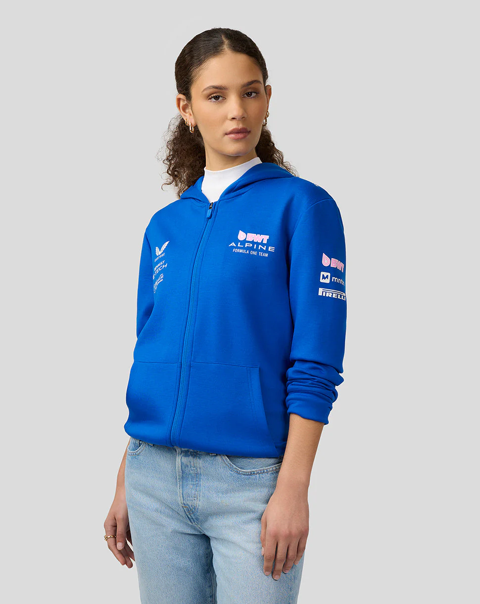 Bwt Alpine Formula One Team’S Official Unisex Full Zip Hoodie - Lapis Blue - Image 11