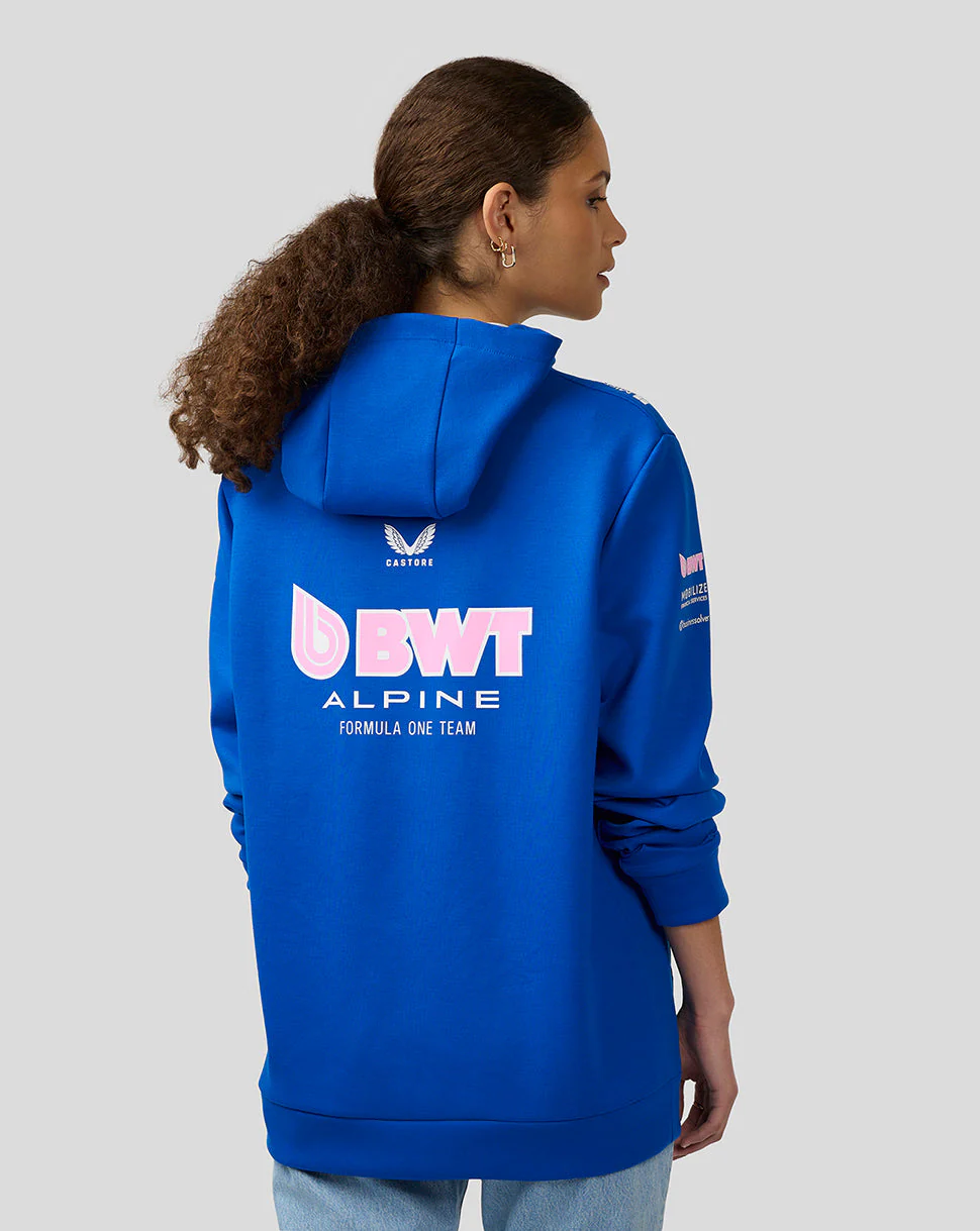 Bwt Alpine Formula One Team’S Official Unisex Full Zip Hoodie - Lapis Blue - Image 4