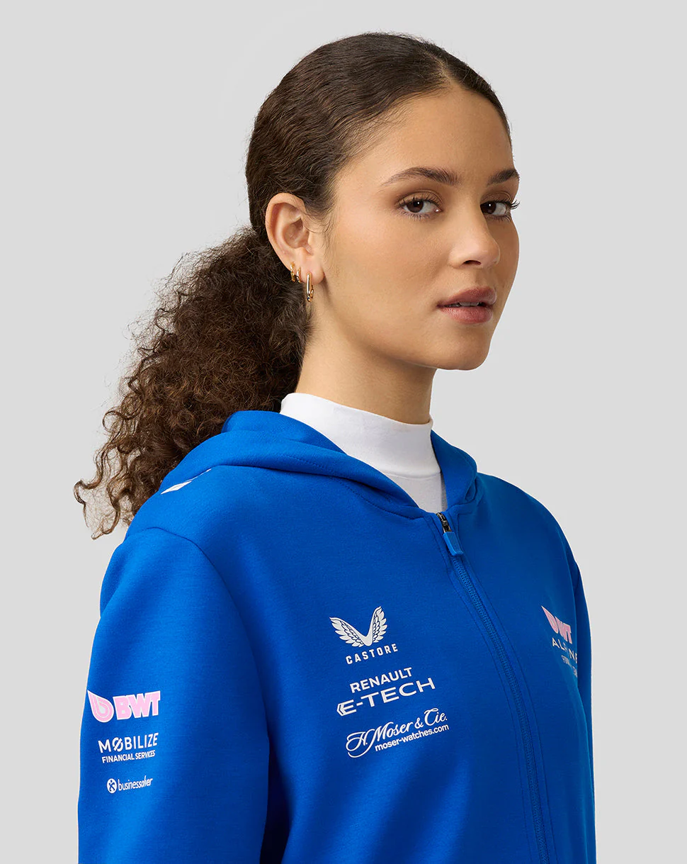 Bwt Alpine Formula One Team’S Official Unisex Full Zip Hoodie - Lapis Blue - Image 8