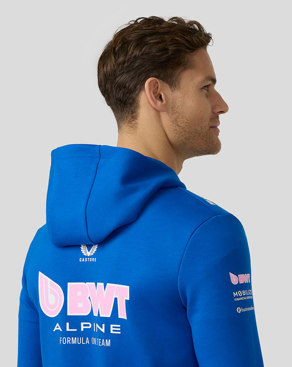 Bwt Alpine Formula One Team’S Official Unisex Full Zip Hoodie - Lapis Blue - Image 9