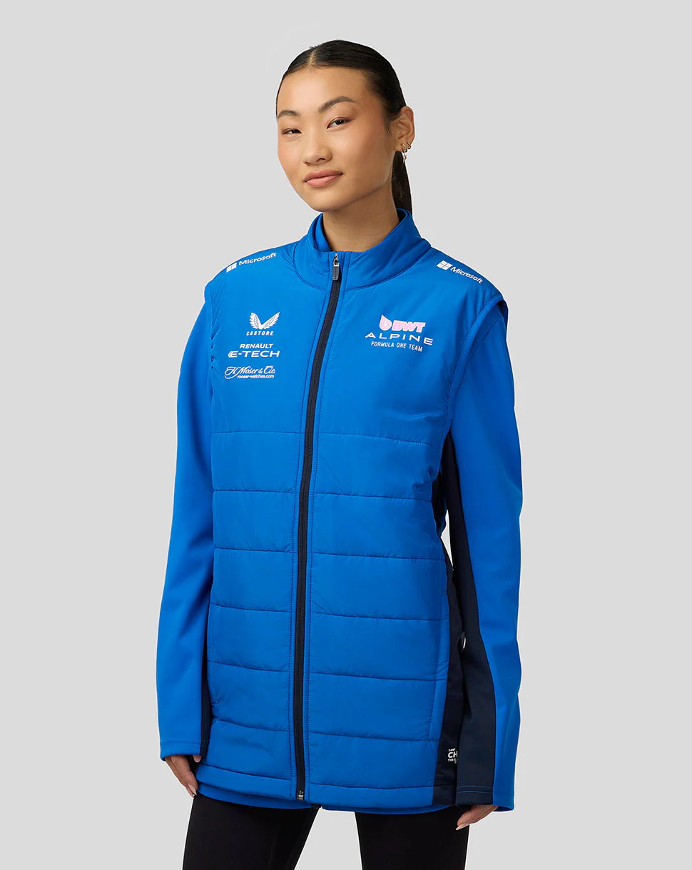 Bwt Alpine Formula One Team’s Official Unisex Hybrid Gilet - Lapis Blue - Image 12