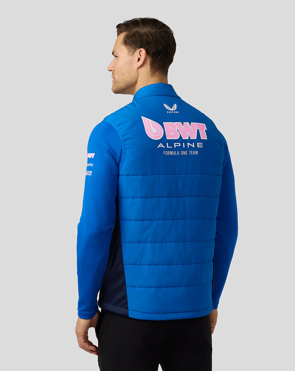 Bwt Alpine Formula One Team’s Official Unisex Hybrid Gilet - Lapis Blue - Image 3