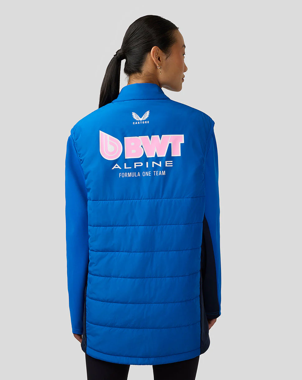 Bwt Alpine Formula One Team’s Official Unisex Hybrid Gilet - Lapis Blue - Image 4
