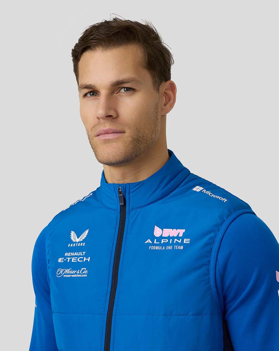 Bwt Alpine Formula One Team’s Official Unisex Hybrid Gilet - Lapis Blue - Image 5