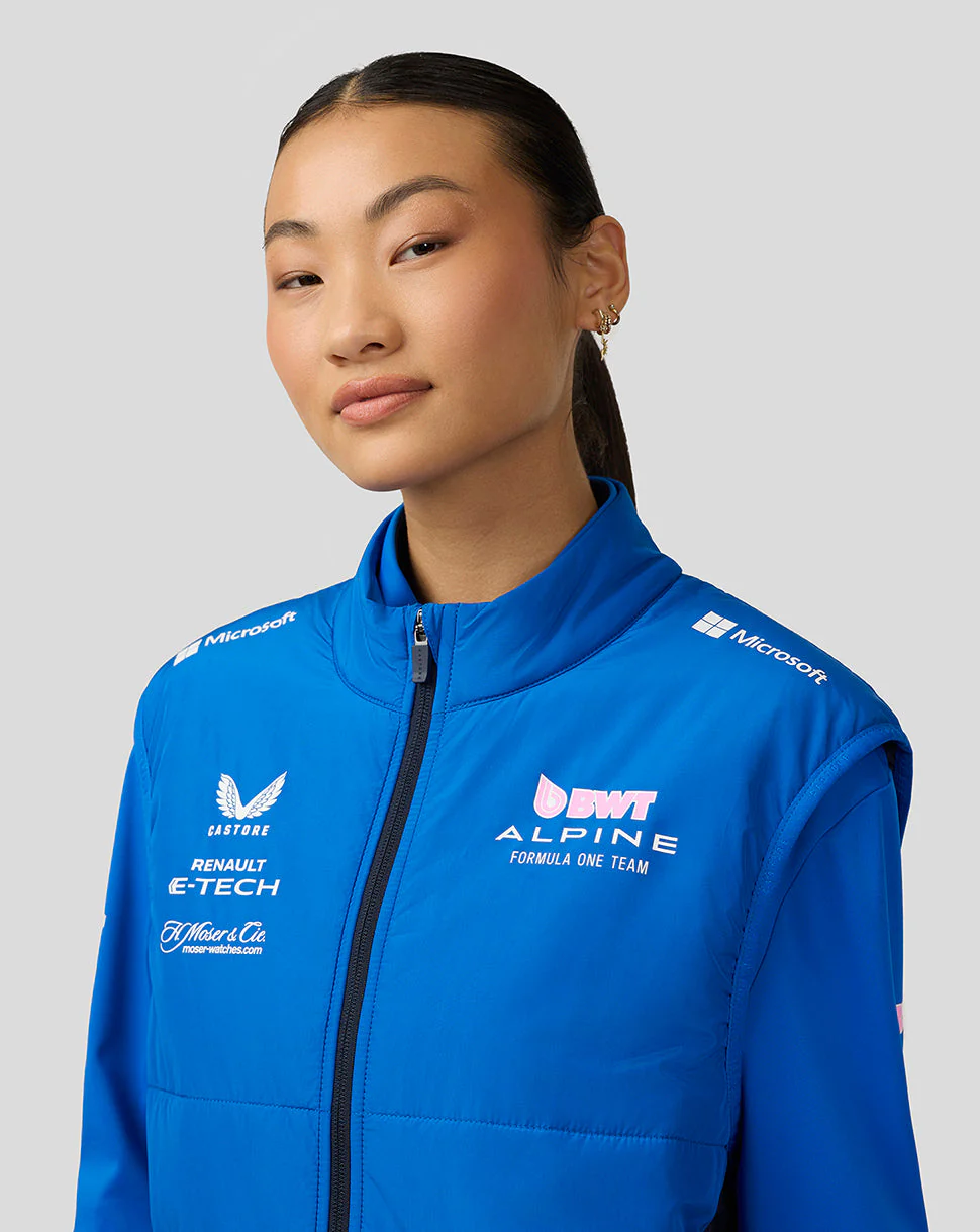 Bwt Alpine Formula One Team’s Official Unisex Hybrid Gilet - Lapis Blue - Image 6