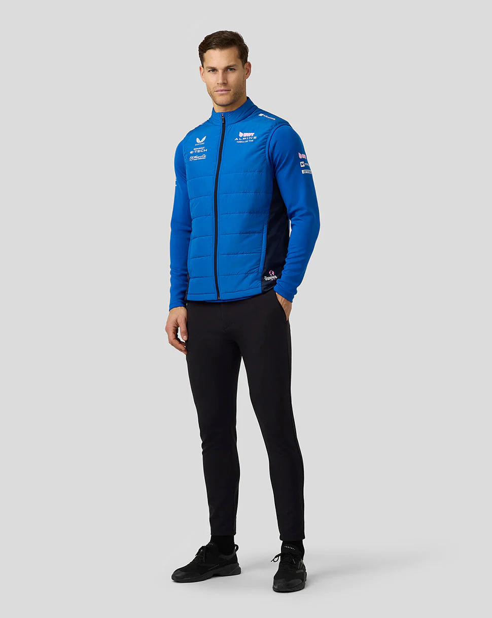 Bwt Alpine Formula One Team’s Official Unisex Hybrid Gilet - Lapis Blue - Image 7