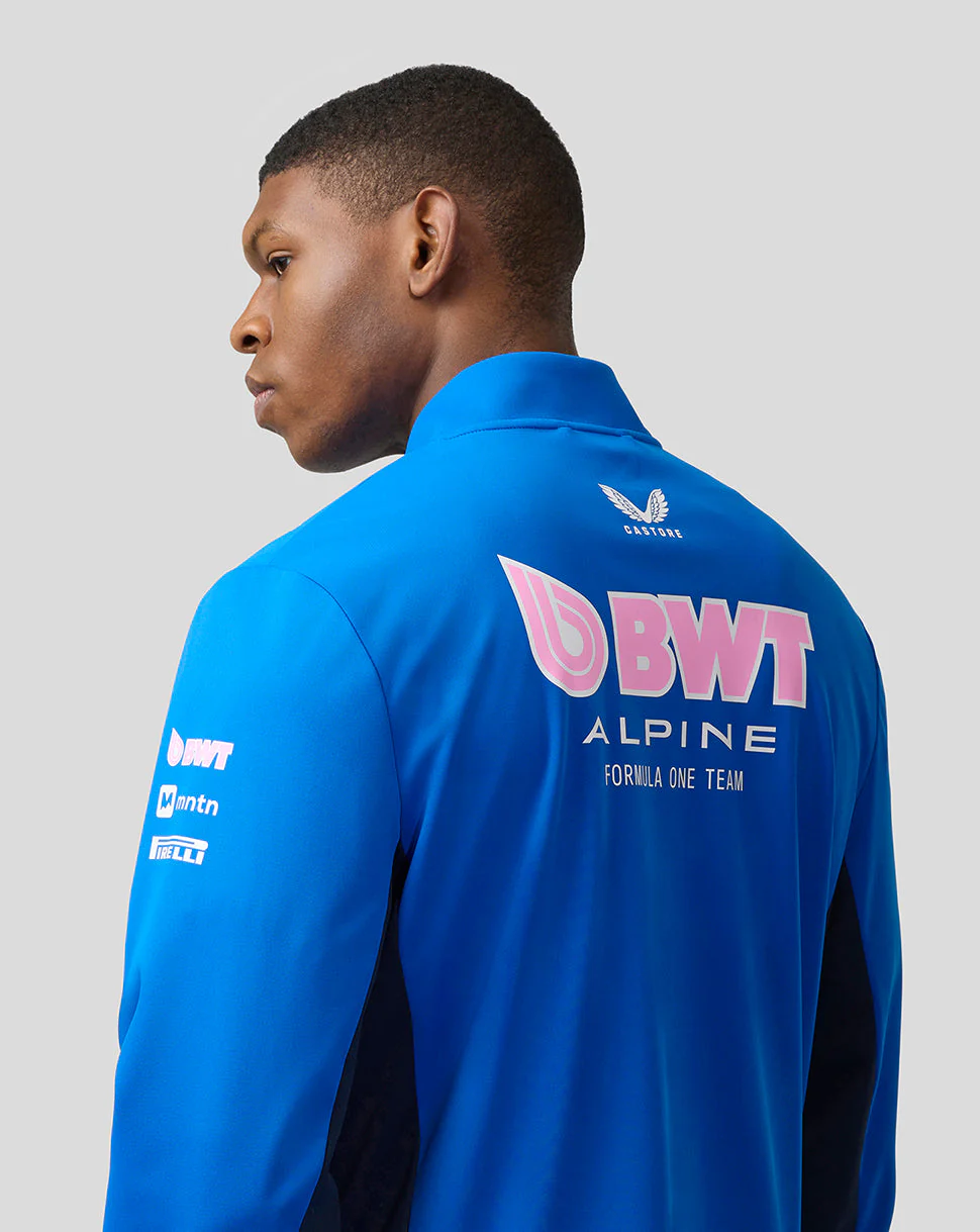 Bwt Alpine Formula One Team’s Official Unisex Soft Shell Jacket - Lapis Blue - Image 11