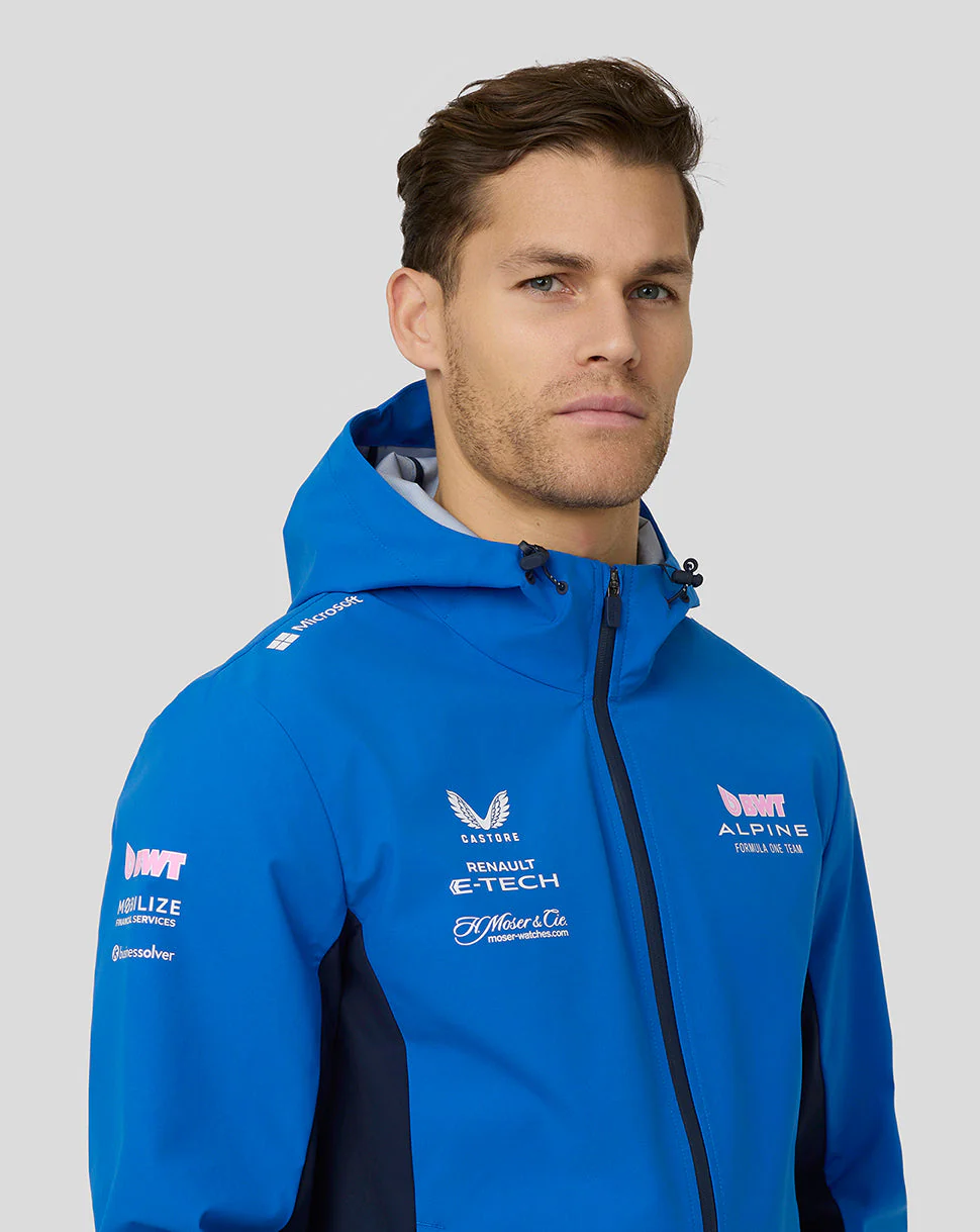 Bwt Alpine Formula One Team’s Official Water Resistant Jacket - Lapis Blue - Image 9