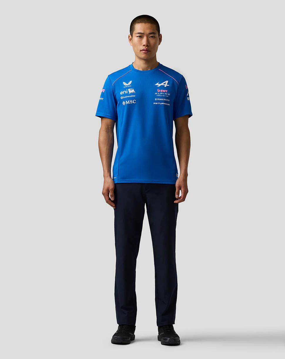 Official Men’s BWT Alpine Formula One Team Set Up T-Shirt - Image 3