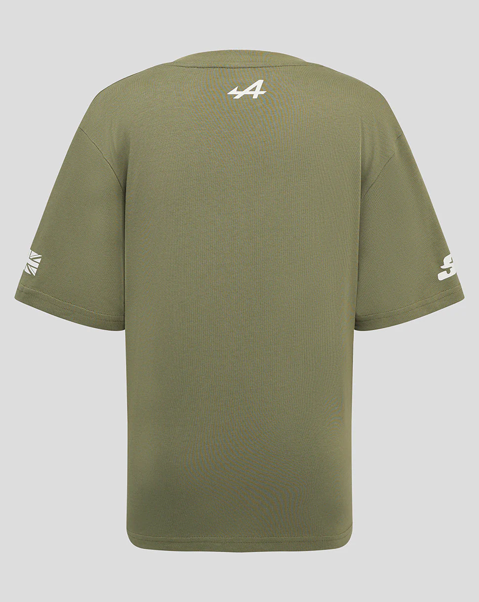 BWT Alpine Formula 1 Team Silverstone Junior T-Shirt - Green - Image 2