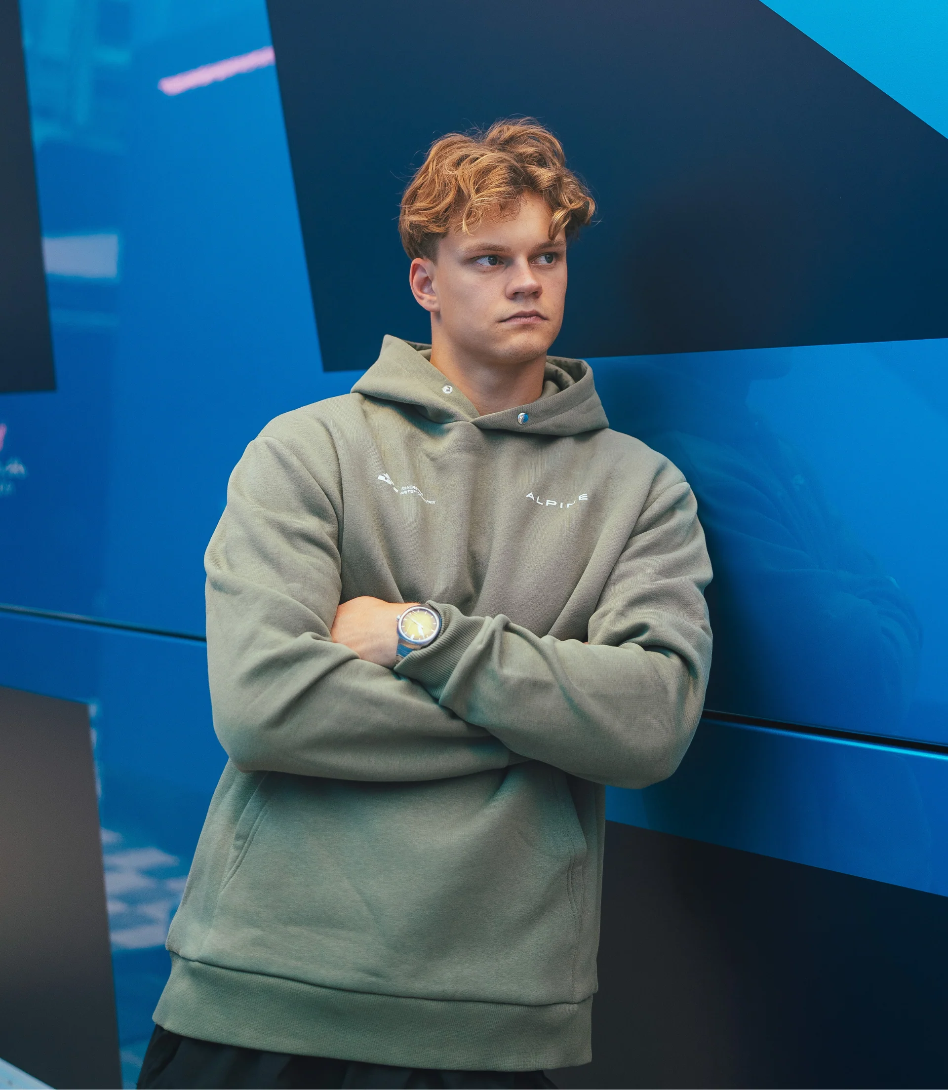 Alpine Formula 1 Team Silverstone Oversized Unisex Hoodie - Green - Image 3