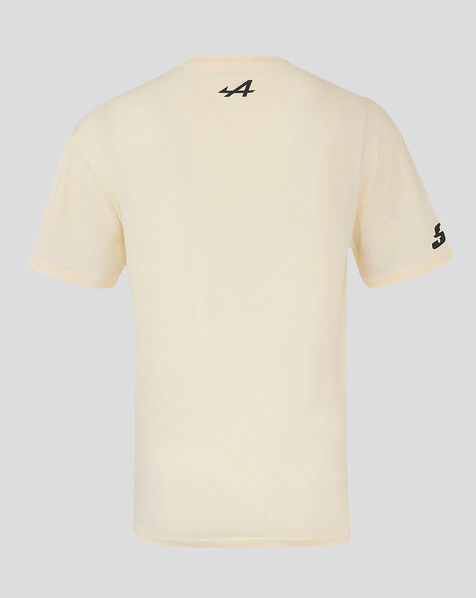 BWT Alpine Formula 1 Team Silverstone Oversized Unisex T-Shirt - Egret - Image 4