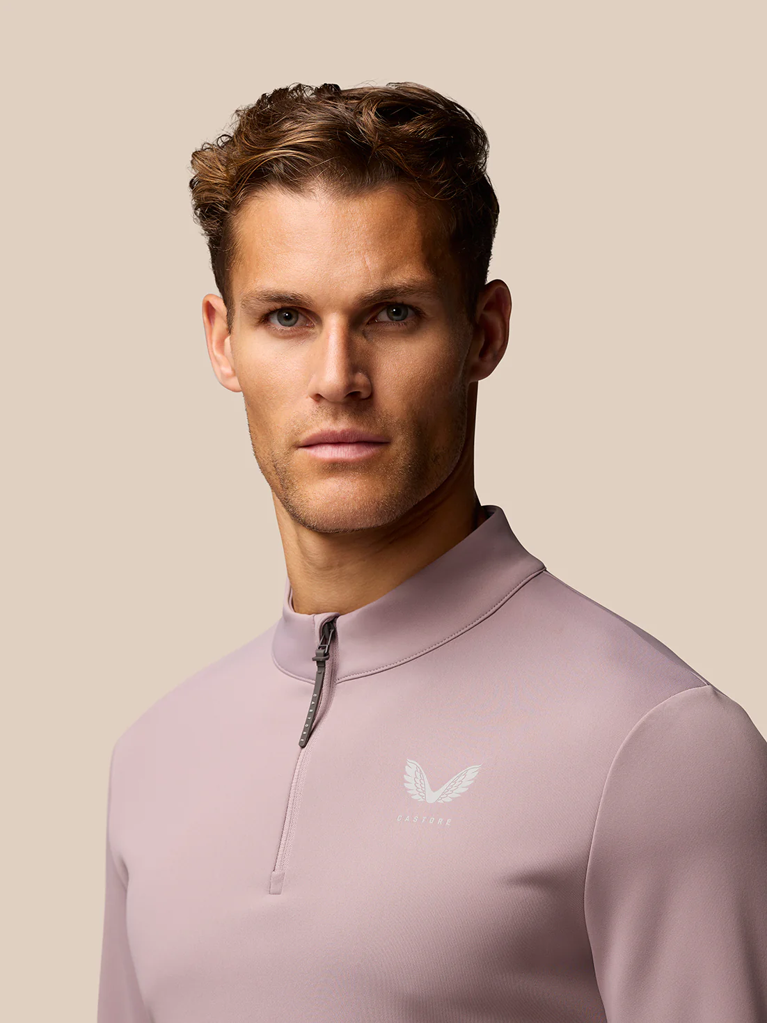 Club Golf 1/4 Zip Top - Pink - Image 3