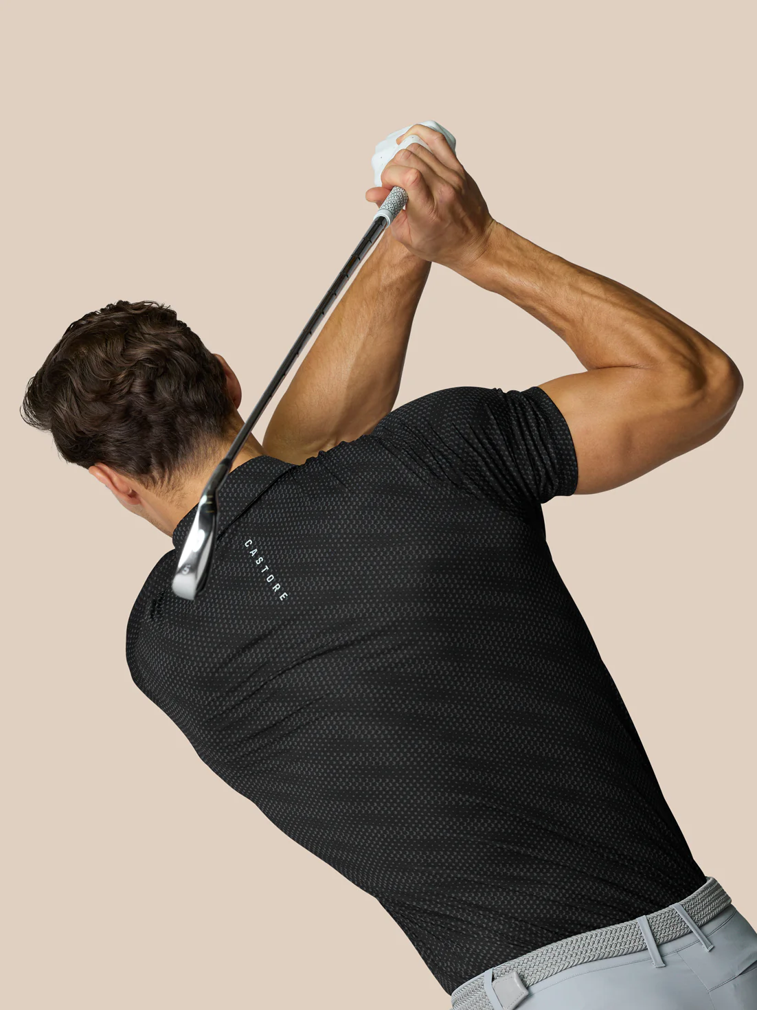 Club Graphic Polo - Black - Image 5
