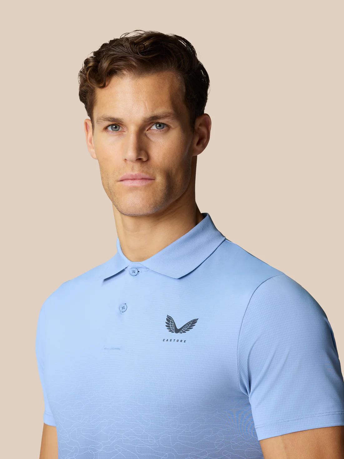 Club Graphic Polo - Sky Blue - Image 6