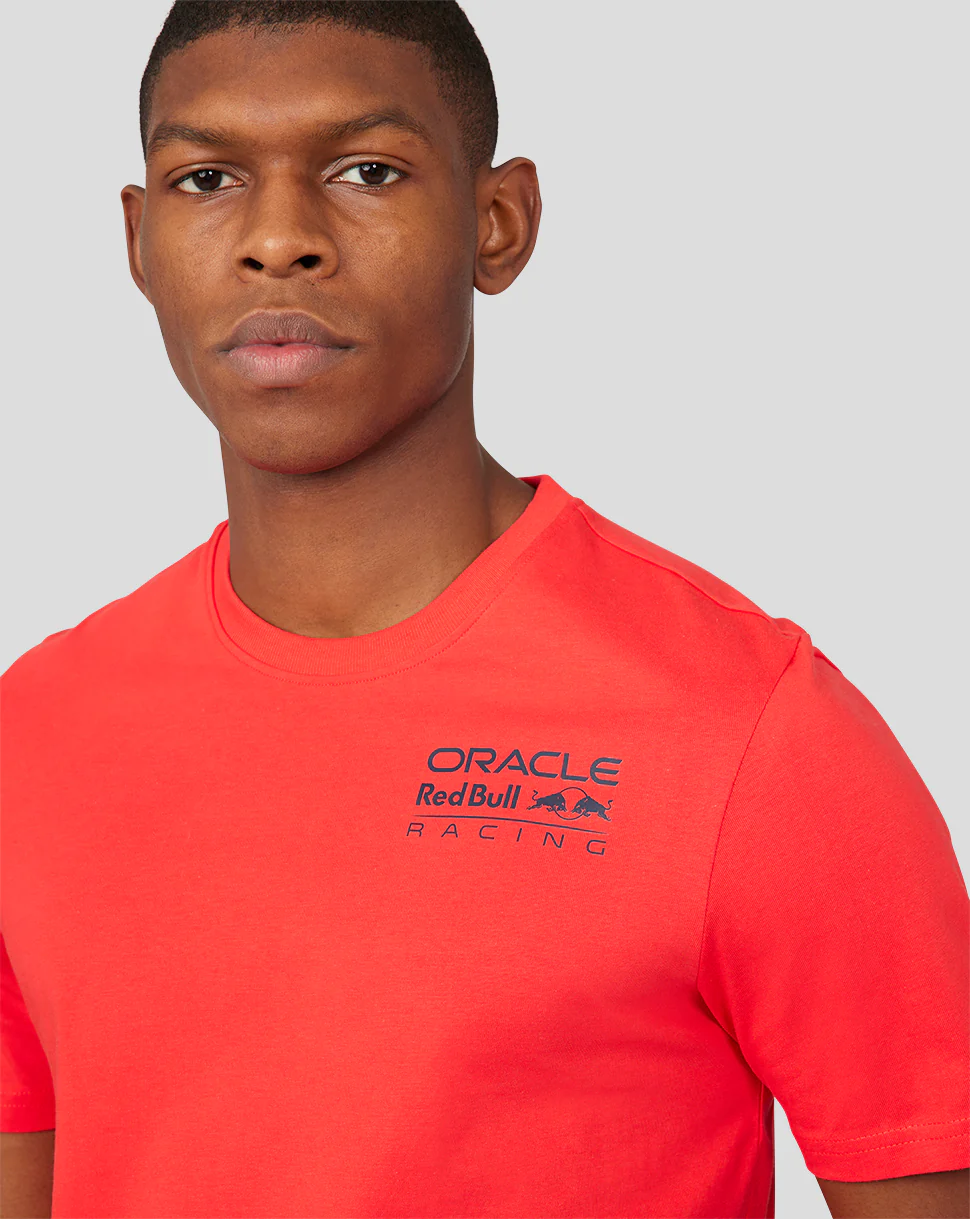 Oracle Red Bull Racing Unisex Core T-Shirt - Flame Scarlet - Image 7