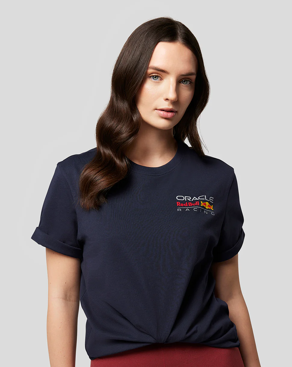 Oracle Red Bull Racing Unisex Core T-Shirt Full Colour Logo -  Night Sky - Image 2