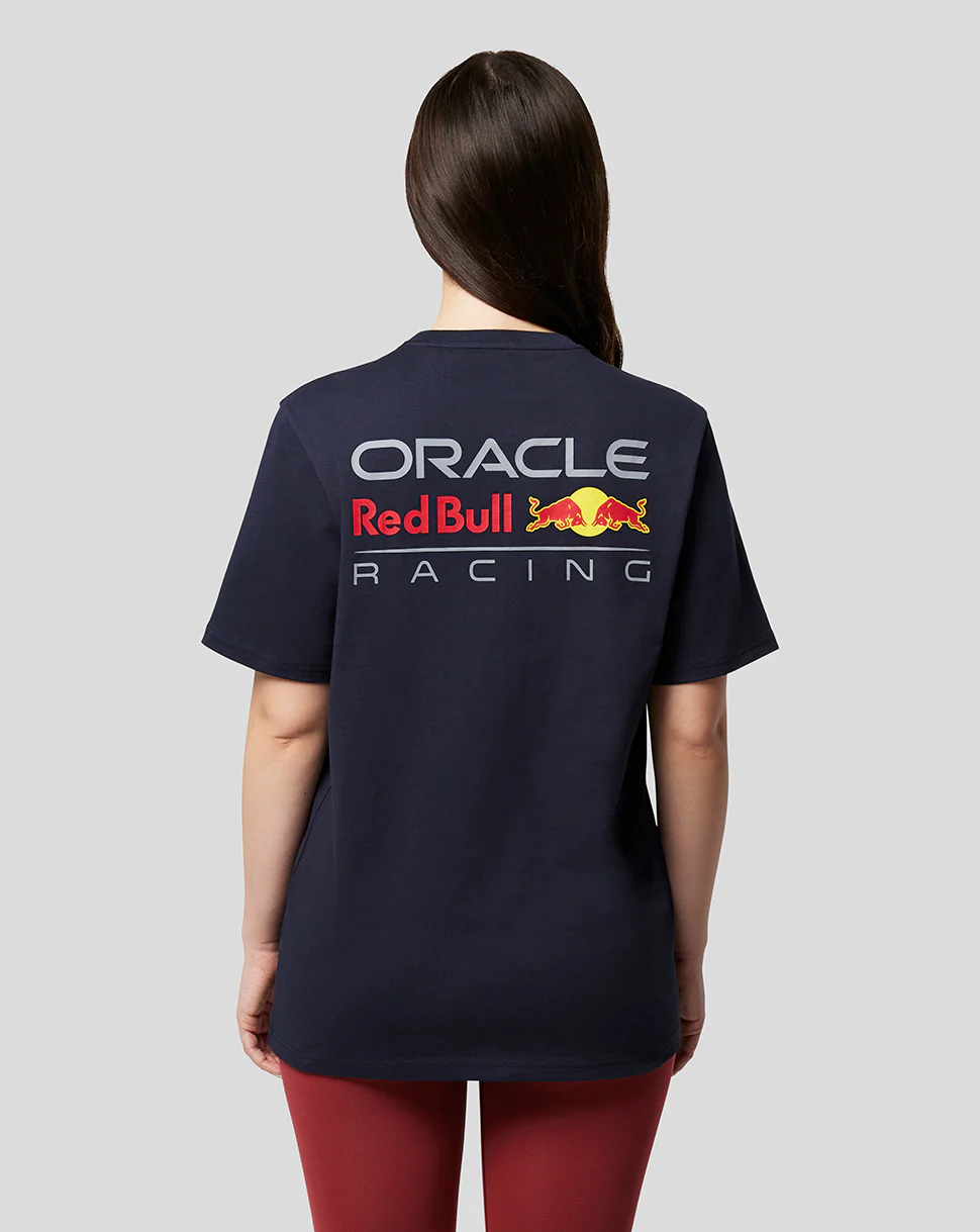 Oracle Red Bull Racing Unisex Core T-Shirt Full Colour Logo -  Night Sky - Image 4