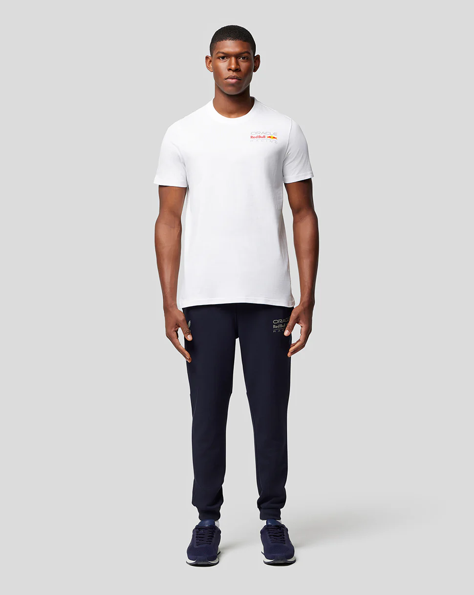 Oracle Red Bull Racing Unisex Core T-Shirt Full Colour Logo - White - Image 8