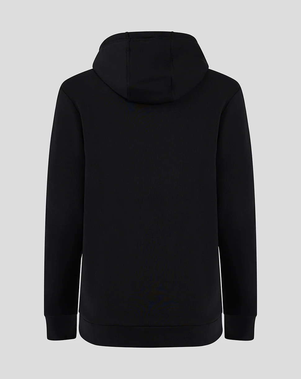 Cotton Rich Brushed Back Hoody - Black - Image 4