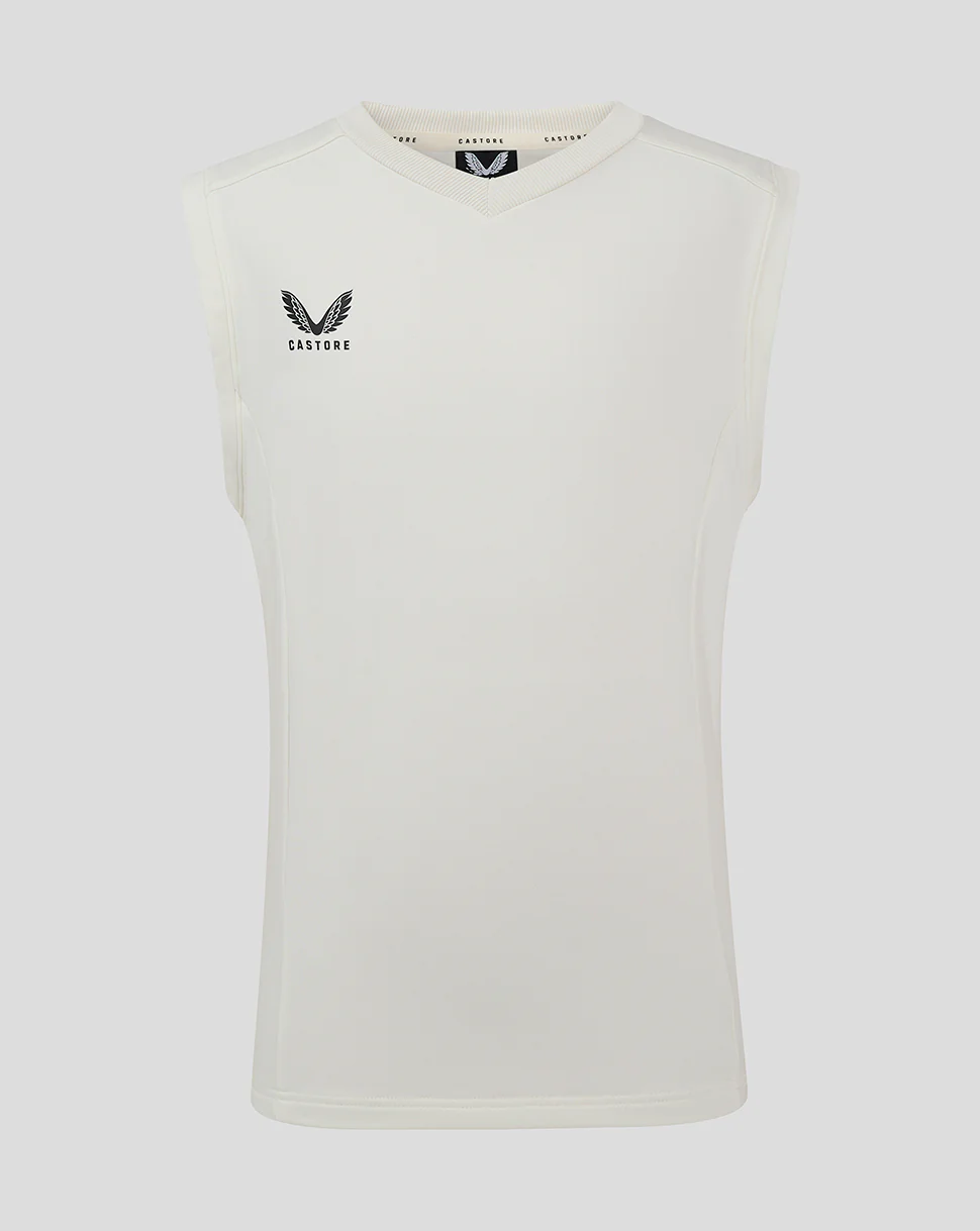 Junior Cricket Vest - Cannoli Cream