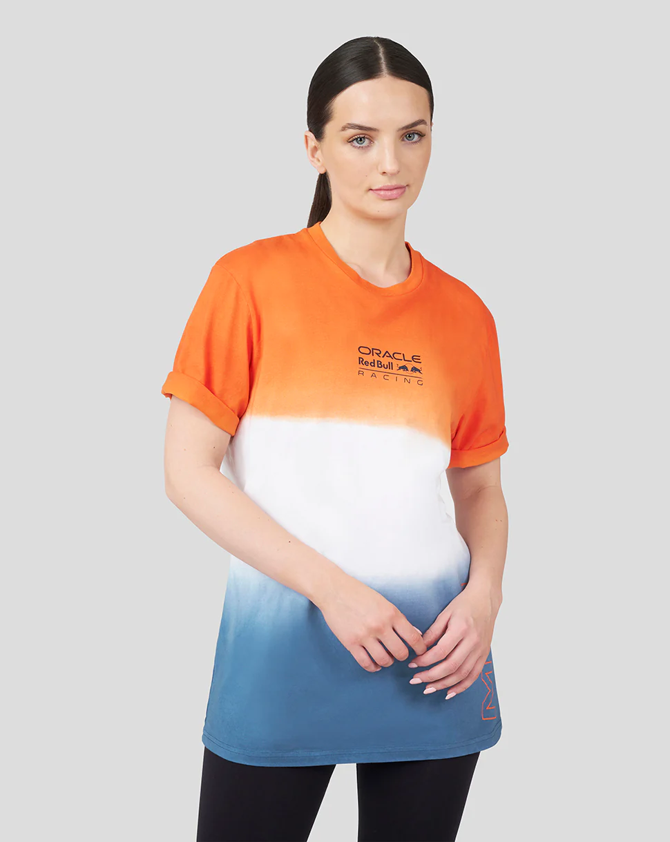 Oracle Red Bull Racing Unisex Driver Max Verstappen T-Shirt - Exotic Orange - Image 2