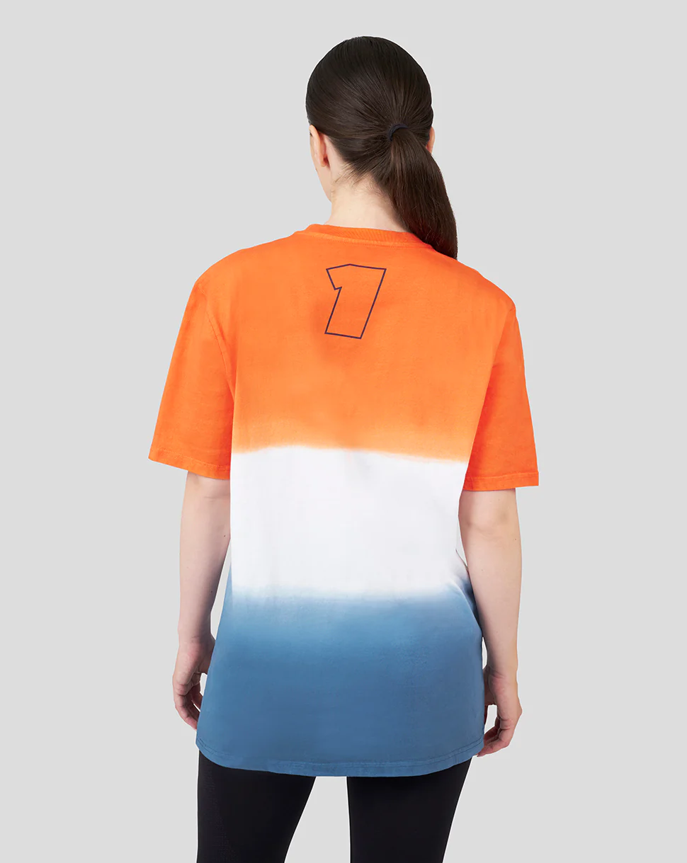Oracle Red Bull Racing Unisex Driver Max Verstappen T-Shirt - Exotic Orange - Image 4