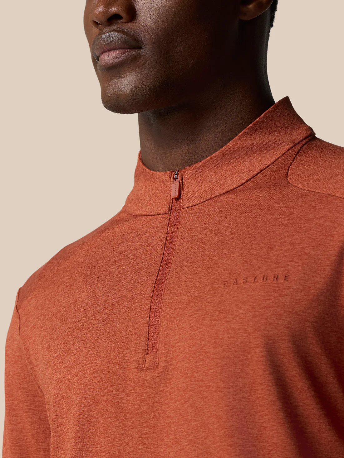 Elevated Lifestyle 1/4 Zip Top - Dark Rust - Image 5