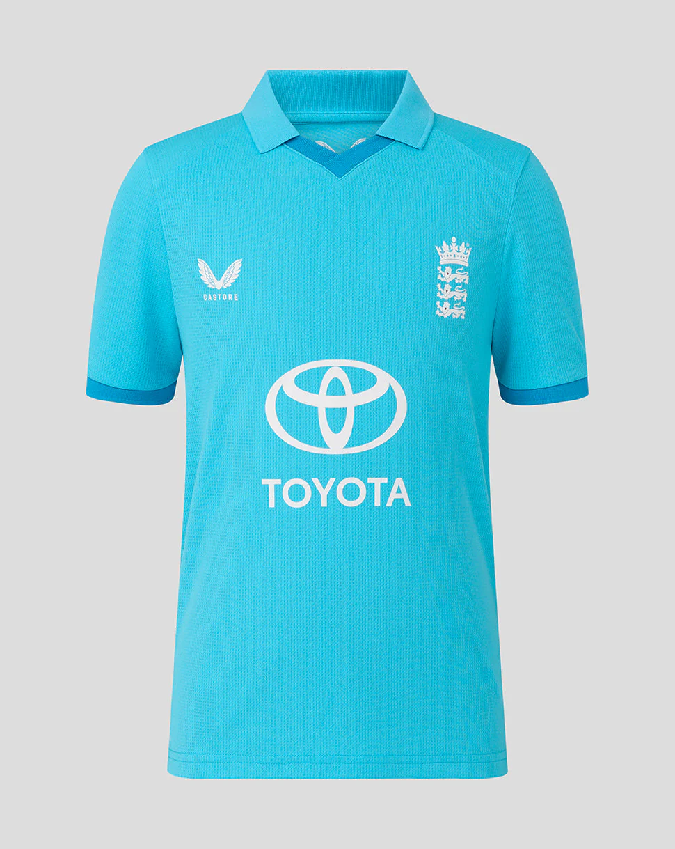 England Cricket Junior 26/27 ODI Replica Short Sleeve Shirt