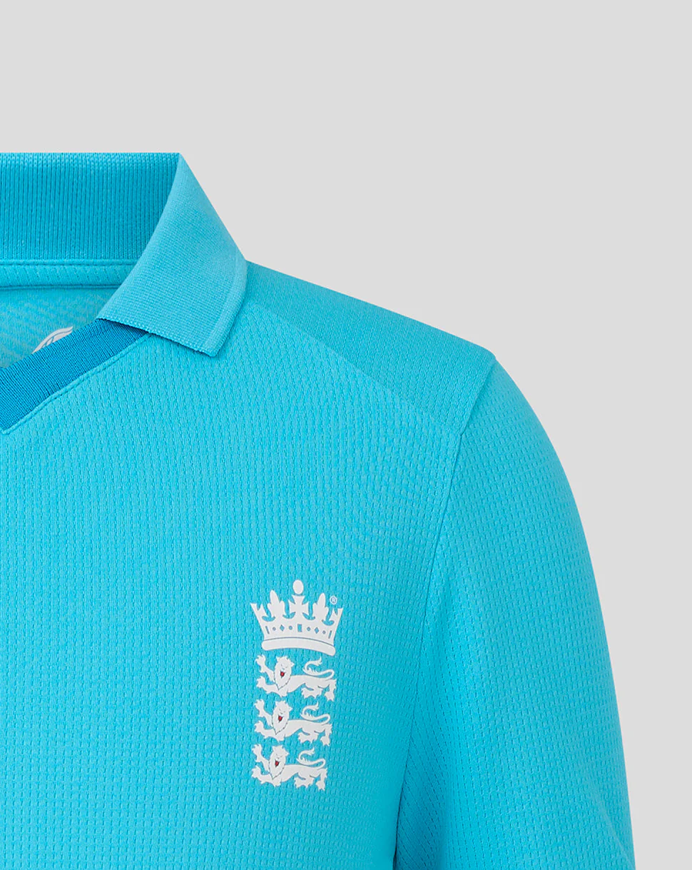 England Cricket Junior 26/27 ODI Replica Short Sleeve Shirt - Image 5