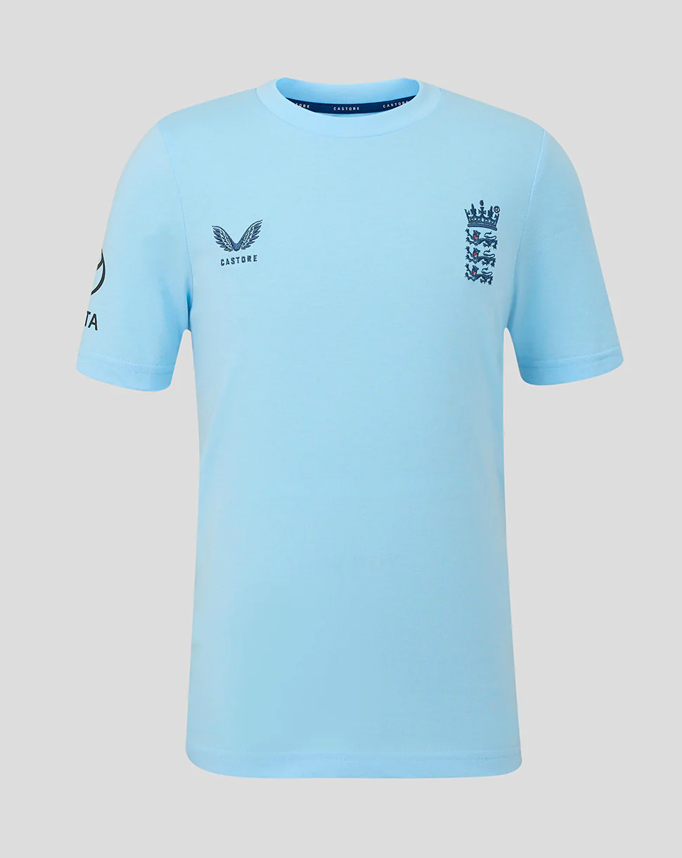 England Cricket Junior 26/27 Off Pitch T-Shirt