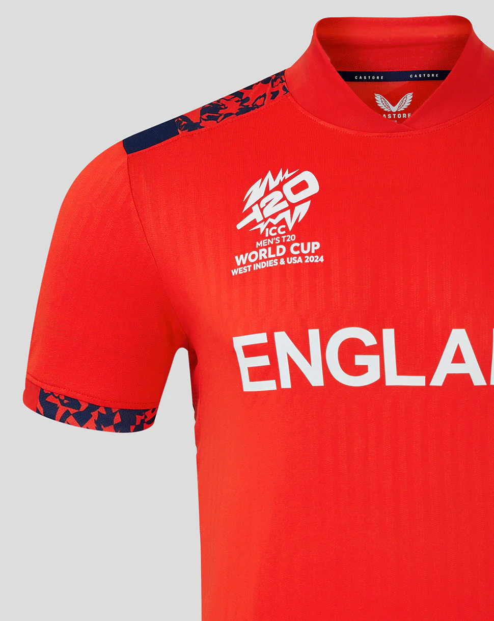 England Cricket Men's 24/25 T20 World Cup Shirt - Image 4
