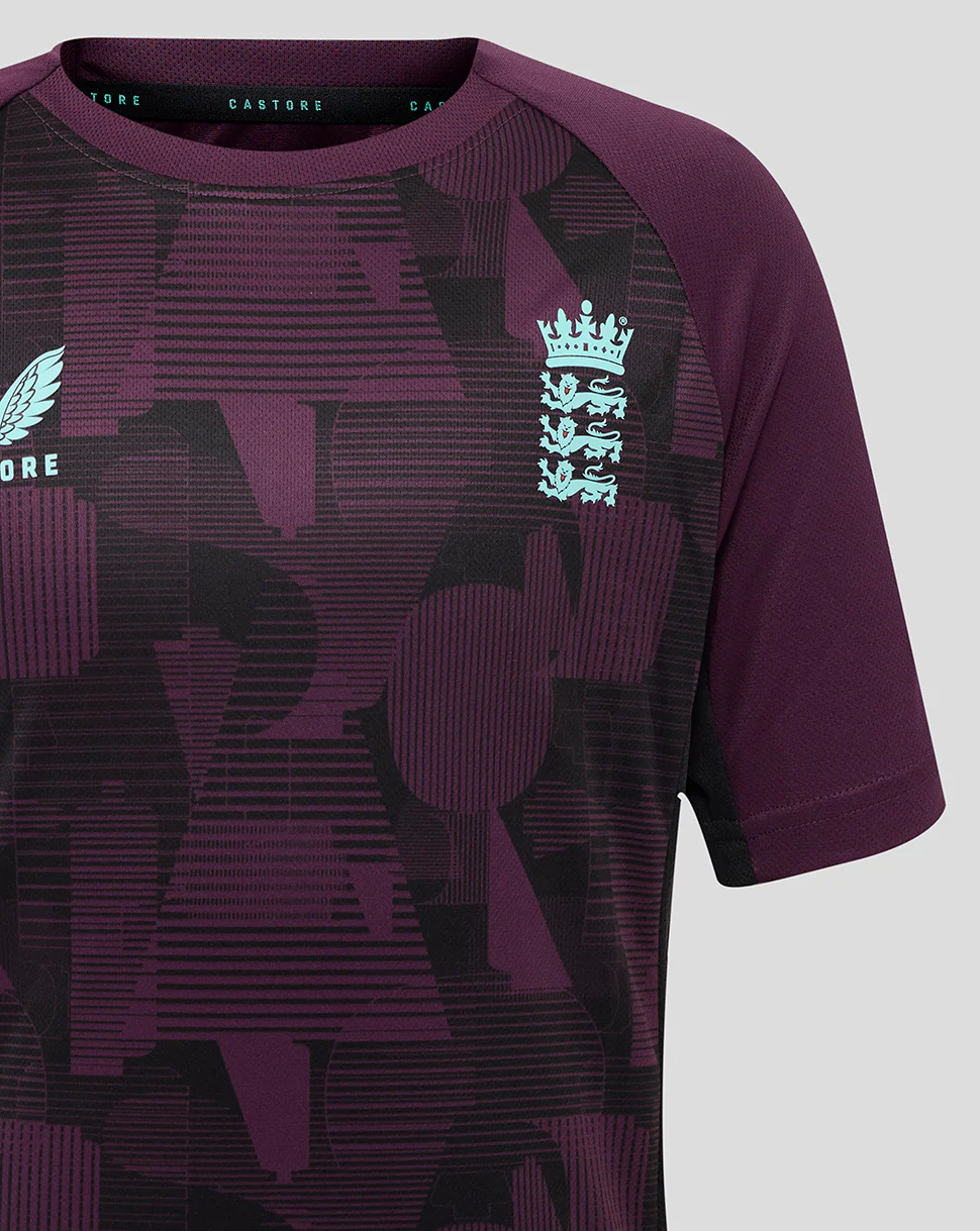 England Cricket Training Junior Short Sleeve Tee 25/26 - Image 5