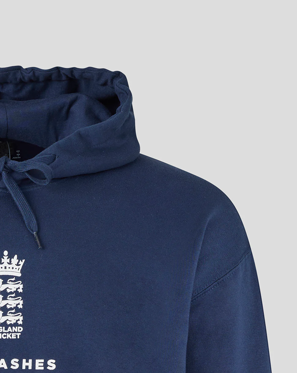 England Cricket Unisex 25/26 Ashes Tour Hoodie - Navy - Image 3