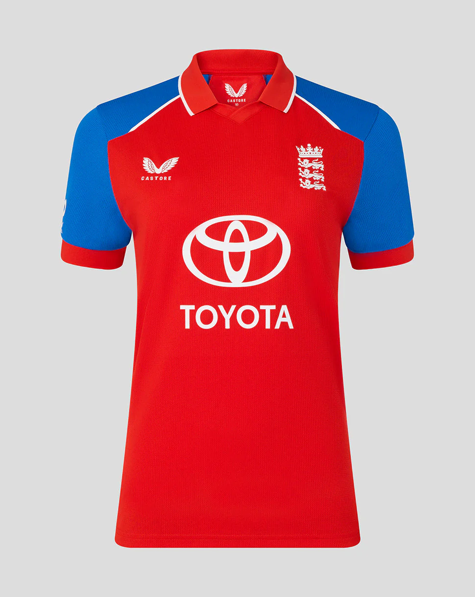 England Cricket Women's 26/27 T20 Replica Short Sleeve Shirt