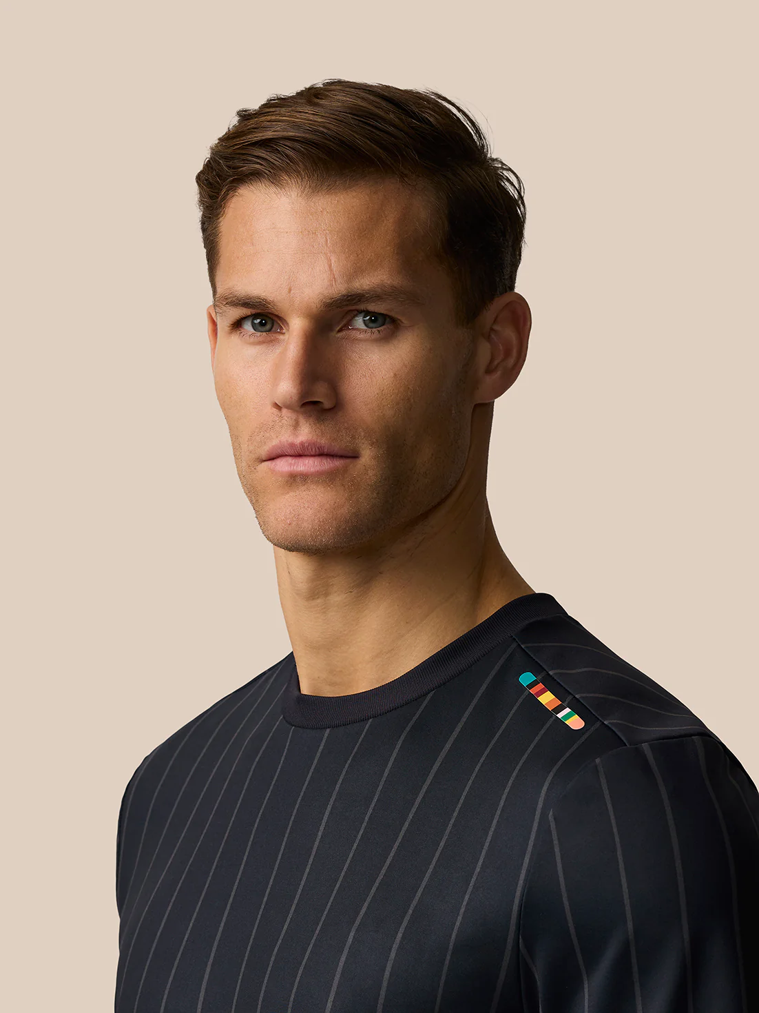 Paul Smith x Castore x England Cricket Unisex Striped T-Shirt - Image 5