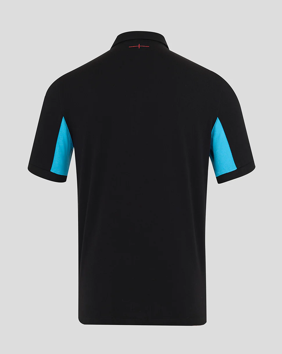 Men’s England Rugby Alternate Classic Short Sleeve Shirt – Caviar - Image 2