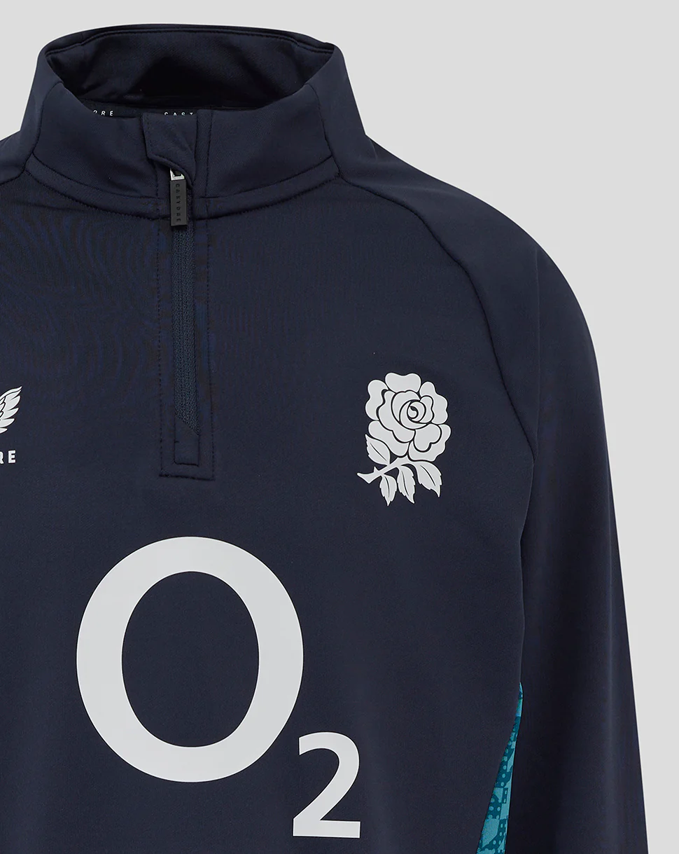 Junior England Rugby 25/26 Performance Midlayer Top - Inkwell - Image 3