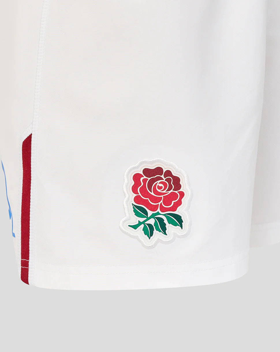 England Rugby Juniors 26/27 Home Replica Shorts - White - Image 3