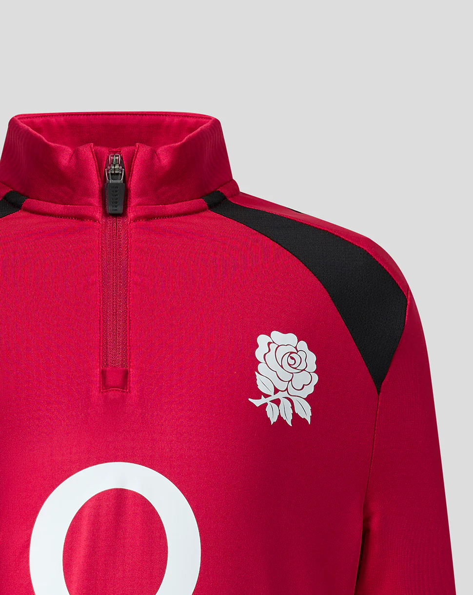 England Rugby Juniors 26/27 Training Midlayer Top - Red - Image 5