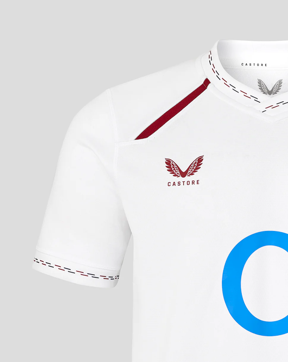 England Rugby Men's 26/27 Home Replica Short Sleeve Shirt - White - Image 4