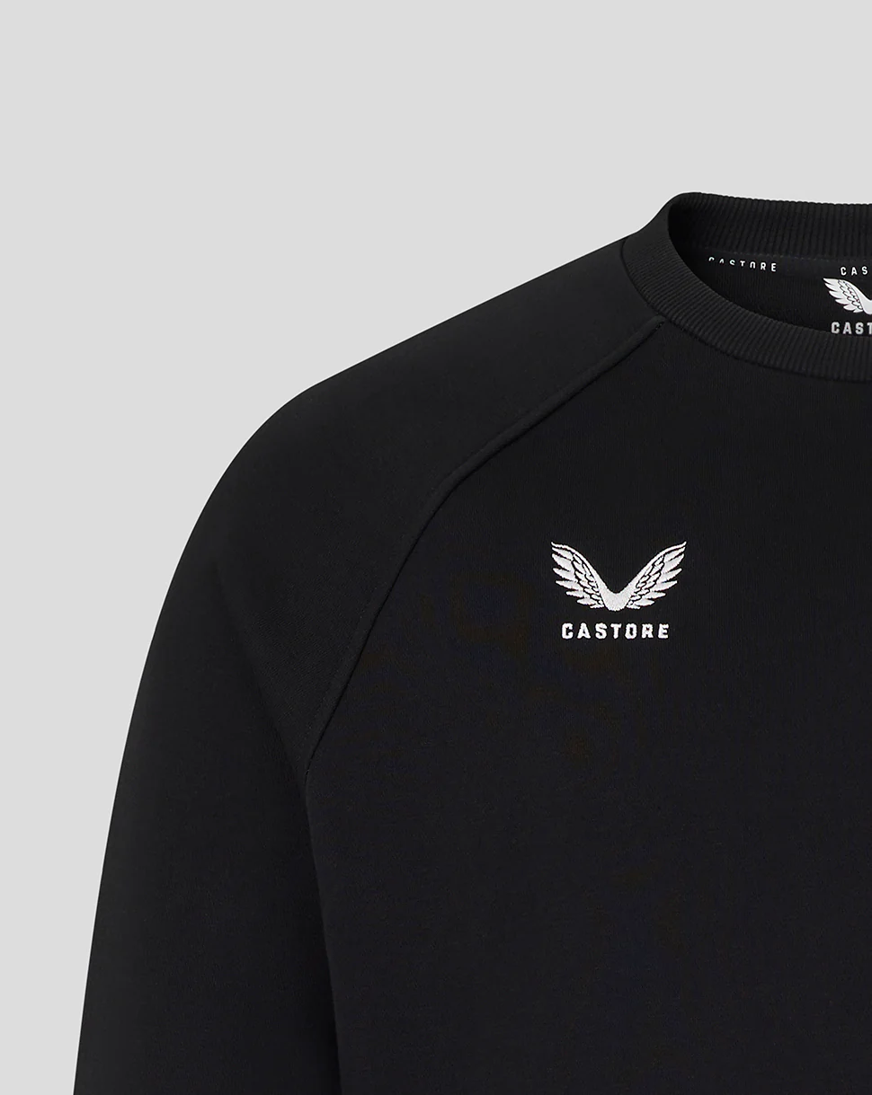 England Rugby Men's 26/27 Travel Adapt Fleece Sweatshirt - Black - Image 4