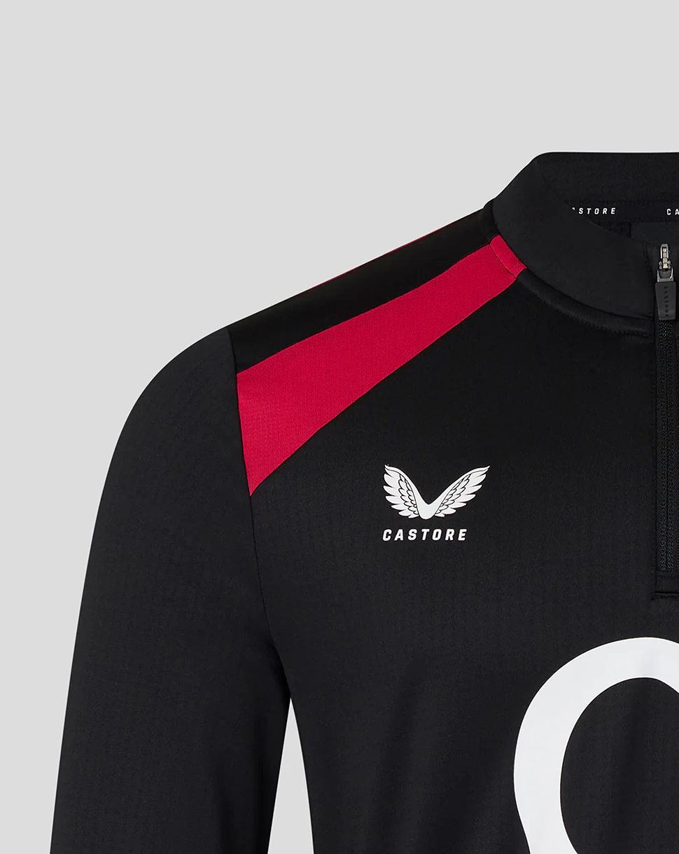 England Rugby Men's 26/27 Training Midlayer Top - Black - Image 3