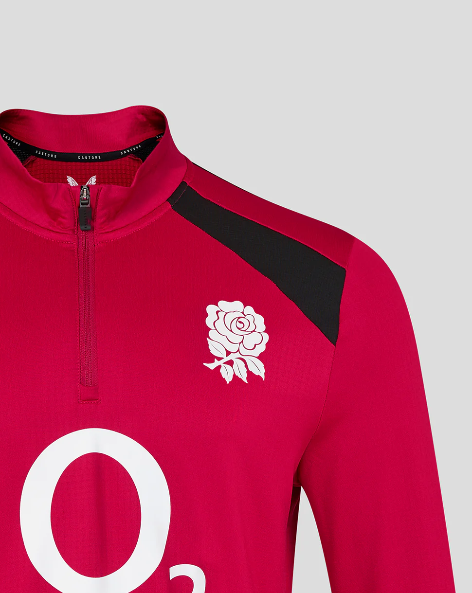 England Rugby Men's 26/27 Training Midlayer Top - Red - Image 4