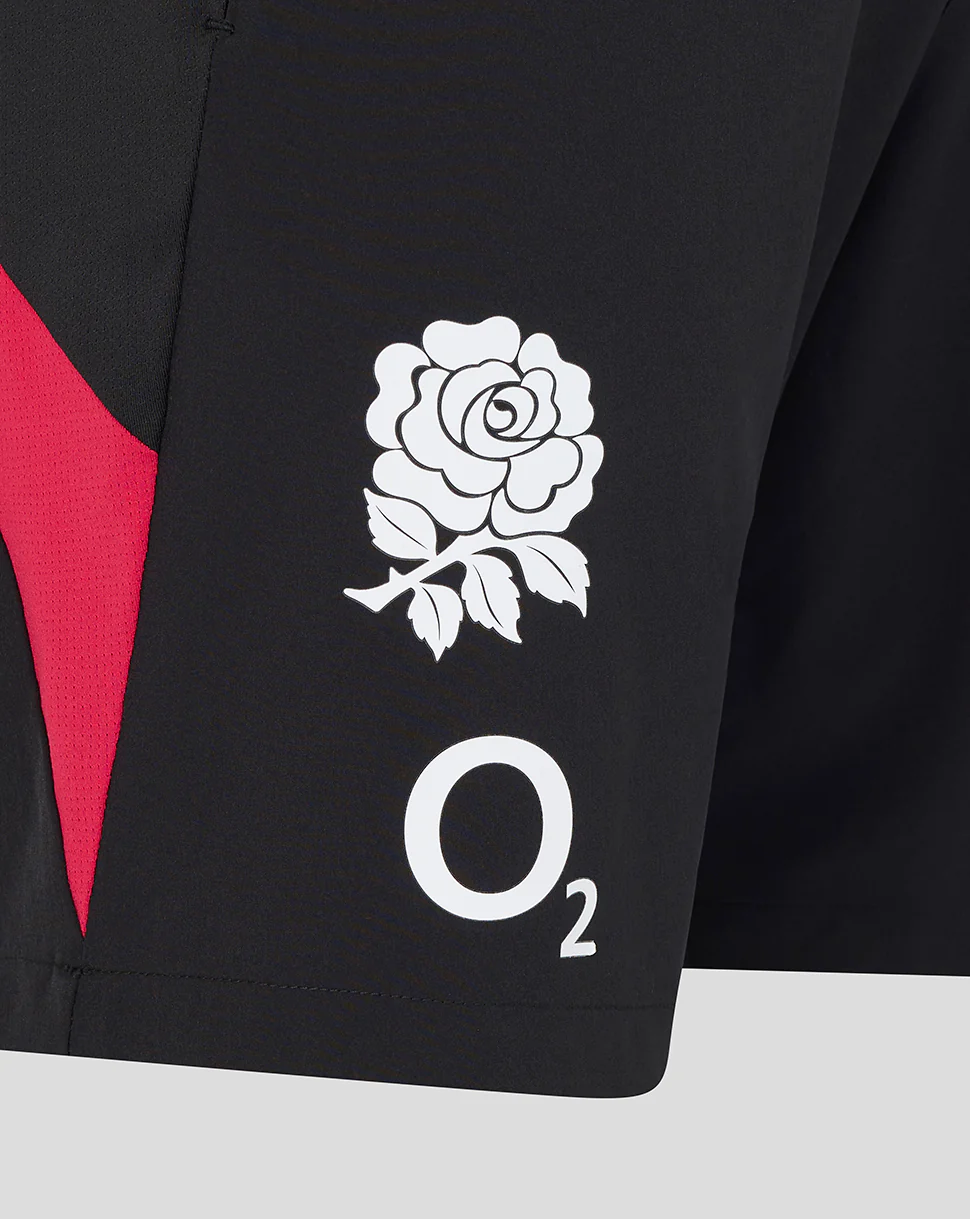 England Rugby Men's 26/27 Training Shorts - Black - Image 3
