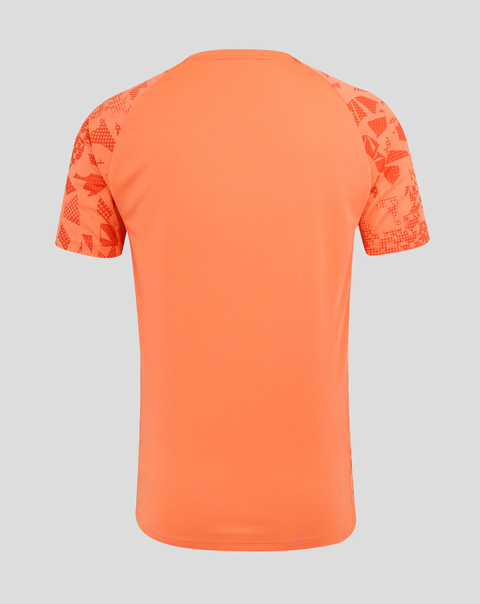 England Rugby Men's Performance Short Sleeve Shirt - Melon - Image 2